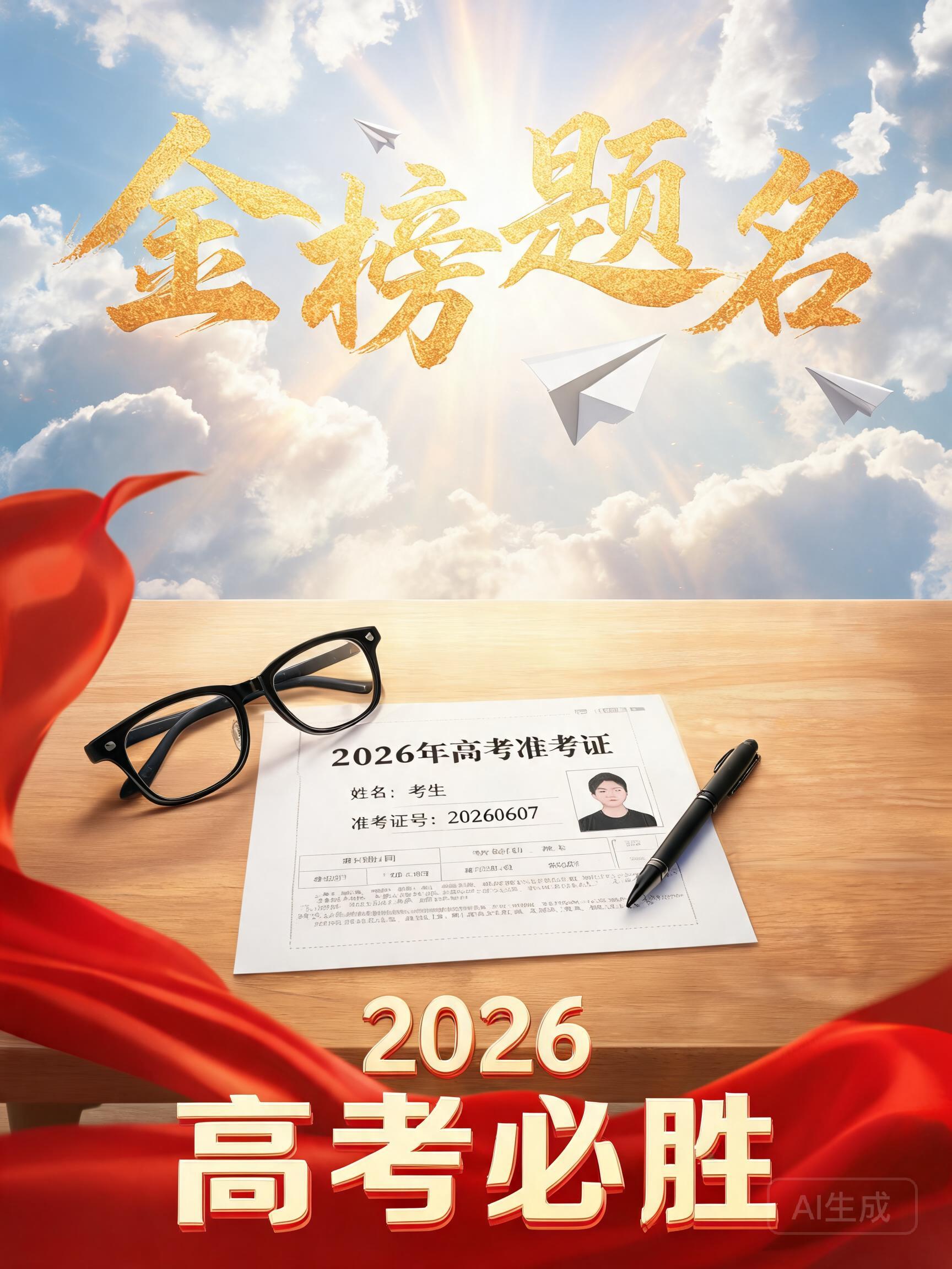 高考必胜壁纸:金榜题名