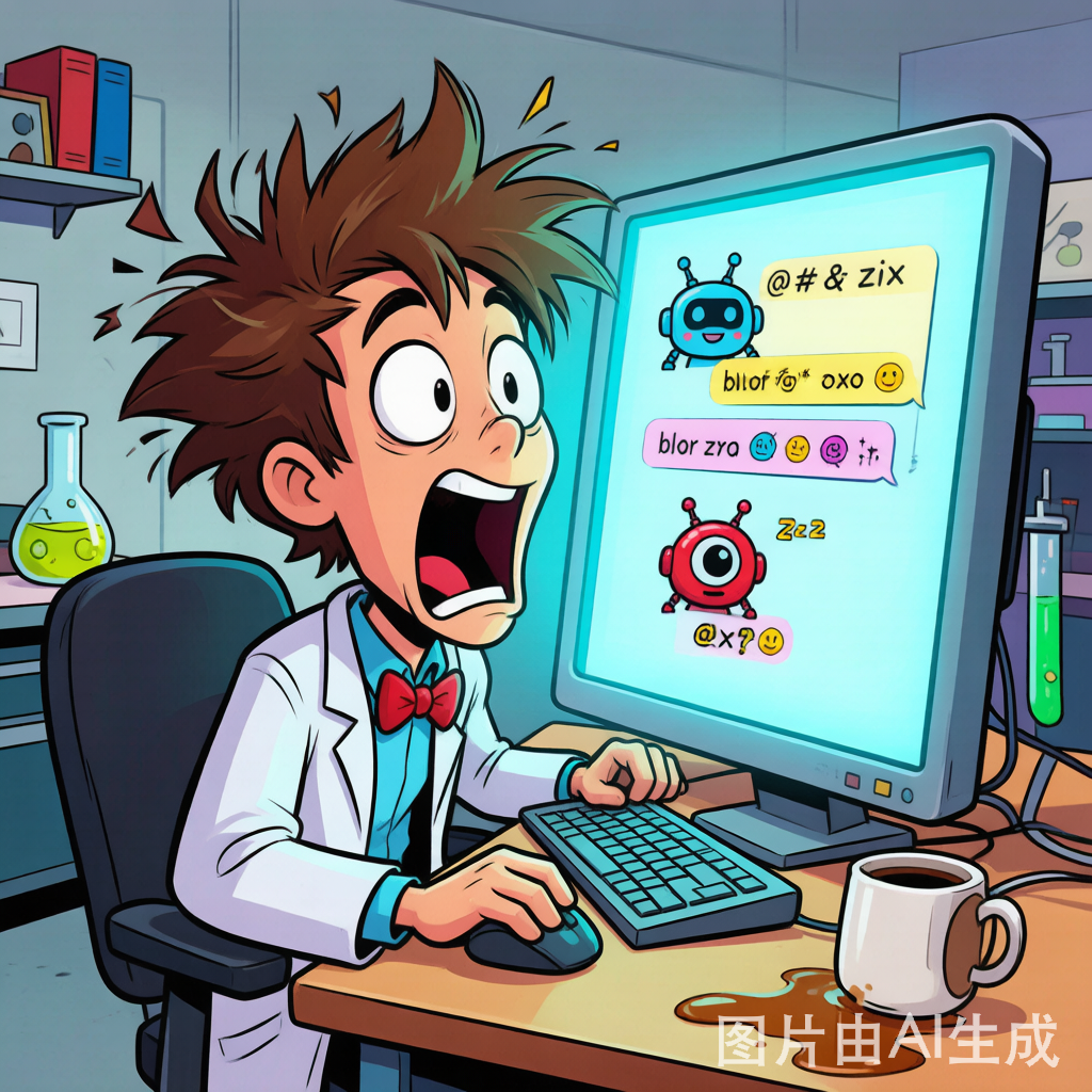 震惊的研究员