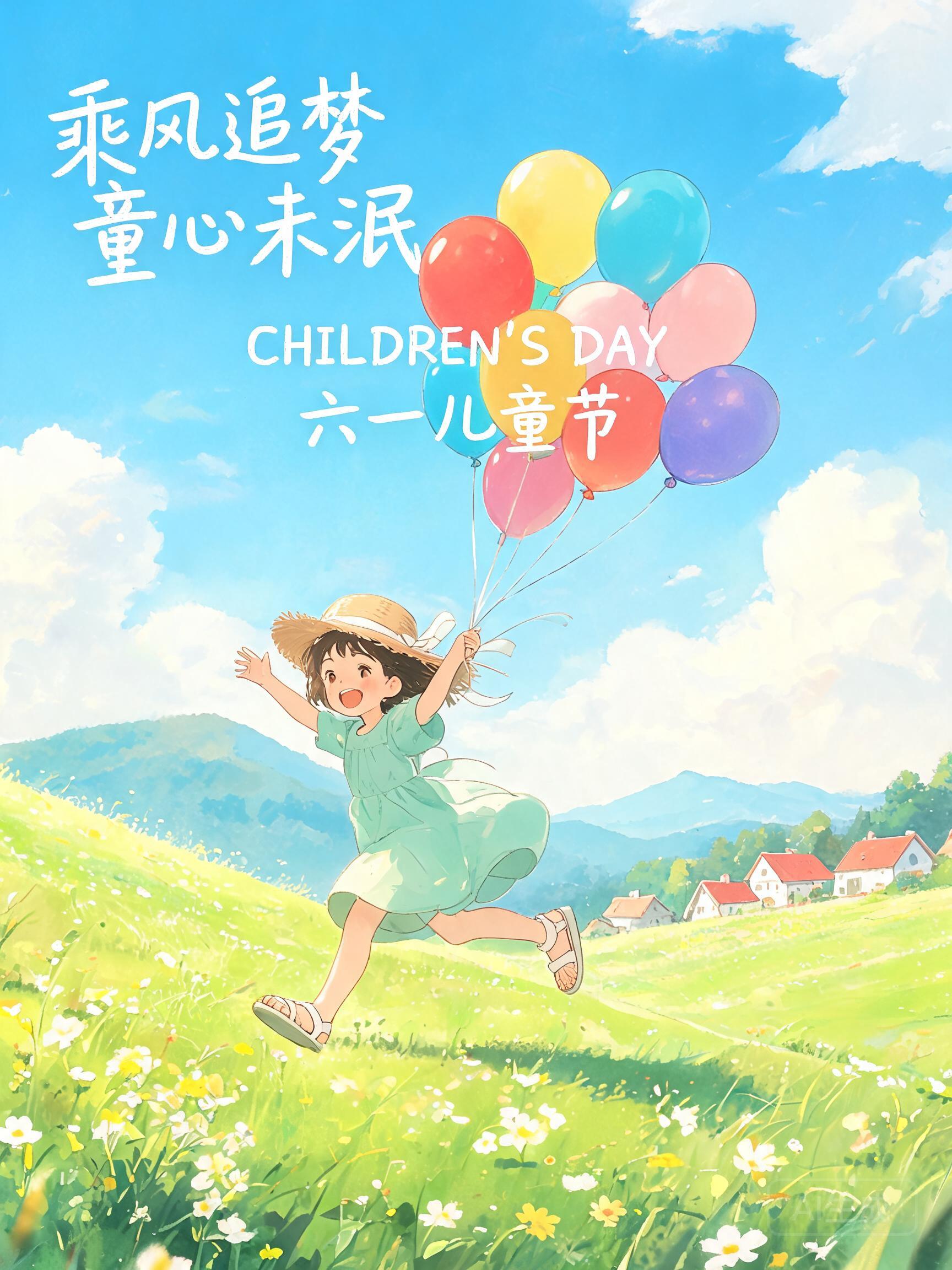 儿童节插画-05