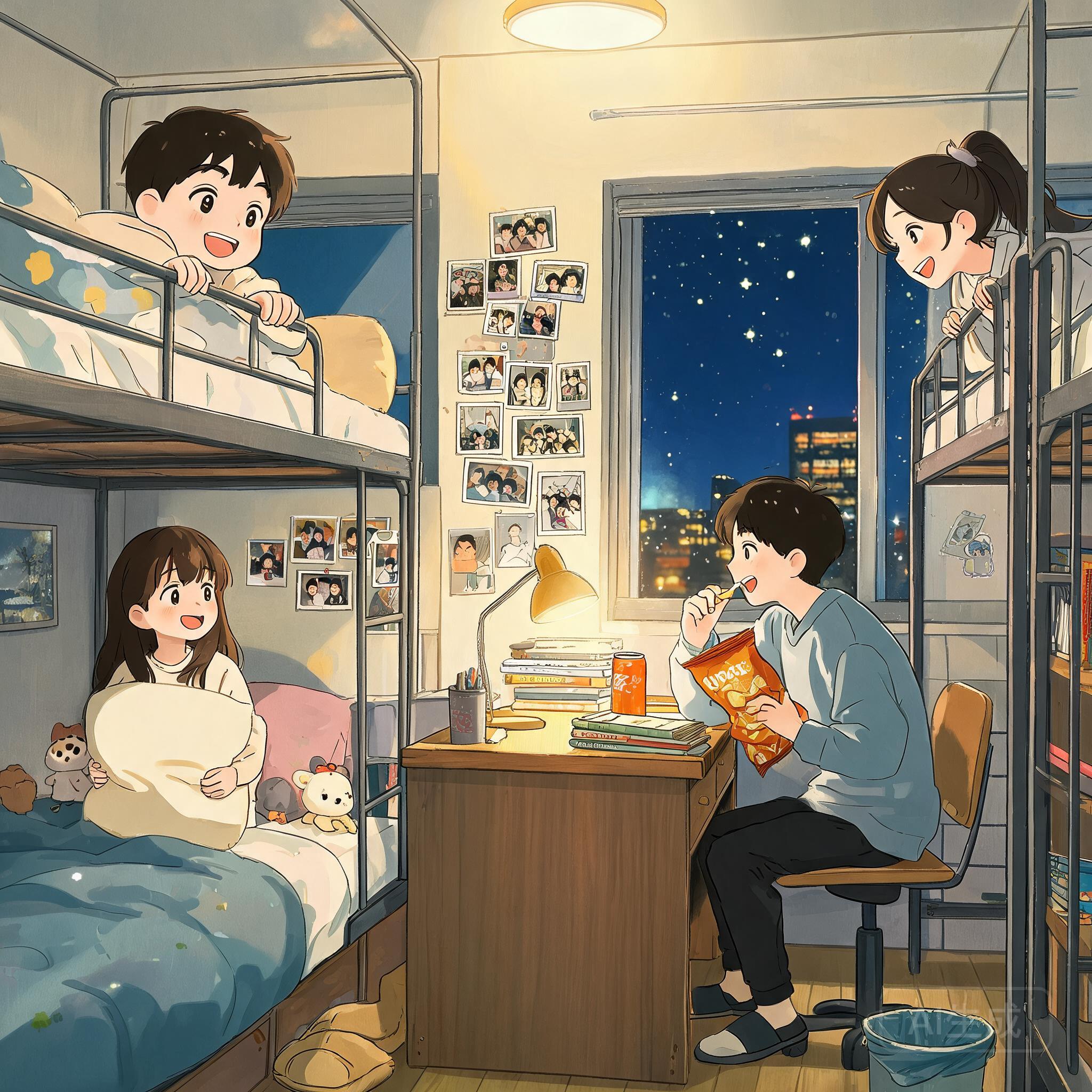 宿舍里的温暖时光